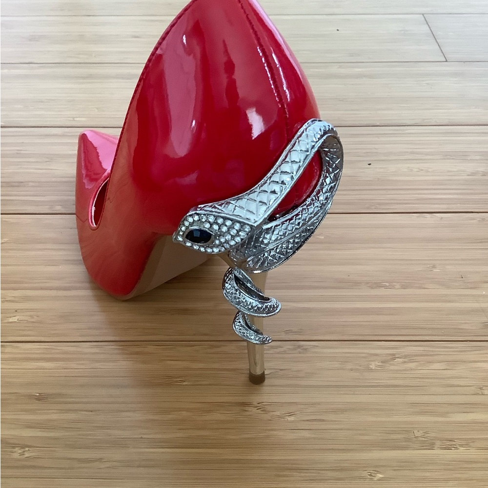 BRAND NEW!! Shoe Dazzle Vibrant Red Heels🔥 - Picture 4 of 7